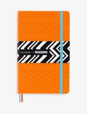 MOLESKINE: Moleskine x Missoni zigzag-print ruled notebook 21cm x 13cm