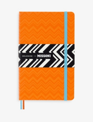 MOLESKINE - Moleskine x Missoni zigzag-print ruled notebook 21cm x 13cm ...