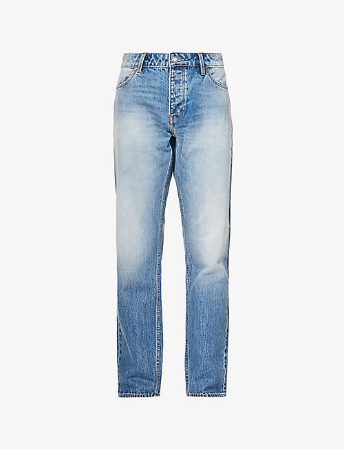 NEUW: Ray straight-leg selvedge organic-denim jeans