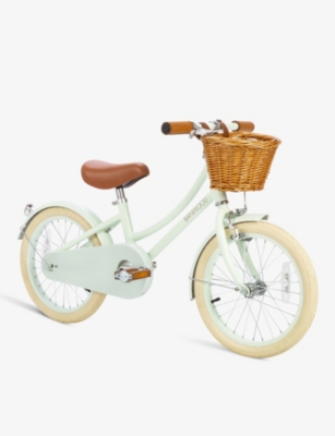 BANWOOD: Classic steel bike with wicket basket