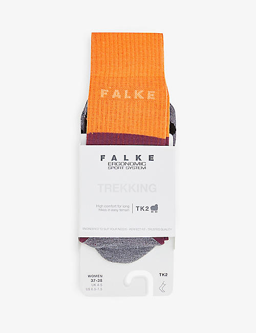 FALKE ERGONOMIC SPORT SYSTEM: TK2 logo-embroidered stretch-woven socks