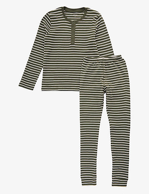 LIEWOOD: Wilhelm striped stretch-organic cotton pyjamas 2-10 years