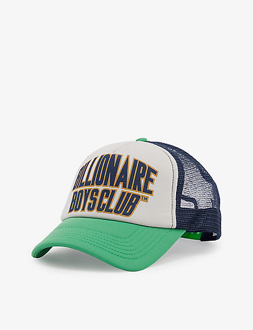 BILLIONAIRE BOYS CLUB: Campus logo-print woven trucker cap