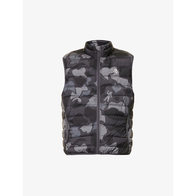 BILLIONAIRE BOYS CLUB CAMOUFLAGE-PRINT QUILTED SHELL GILET,61861474