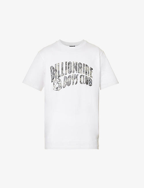 BILLIONAIRE BOYS CLUB: Camo Arch logo-print cotton-jersey T-shirt