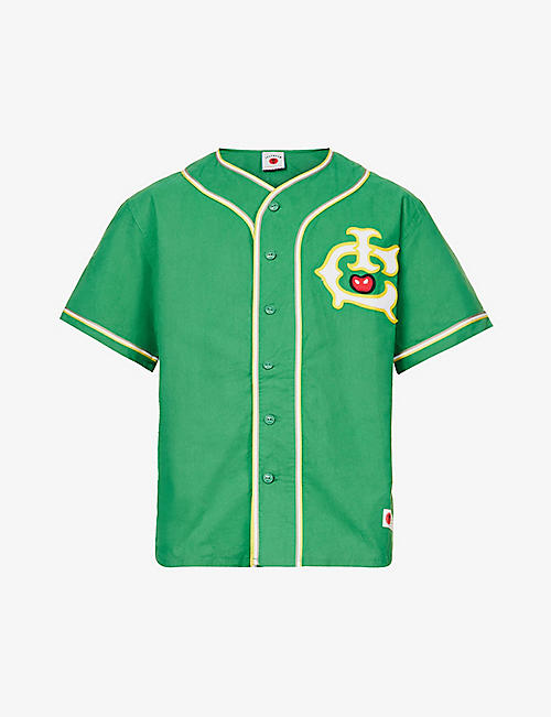 ICECREAM: Brand-appliqué cotton baseball shirt