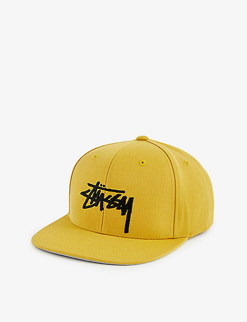 STUSSY: Logo-embroidered woven baseball cap