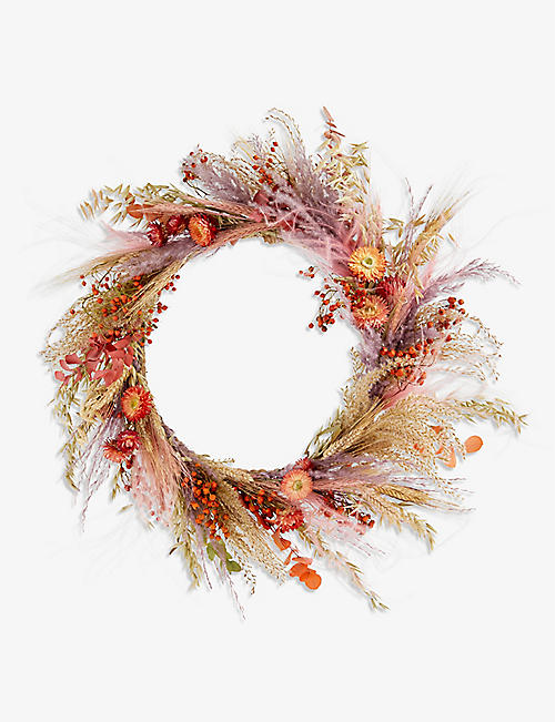 YOUR LONDON FLORIST: Dusk dried wreath