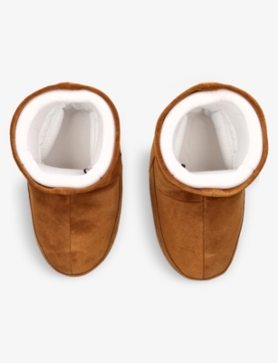 Moon Boot Icon Low Suede Snow Boots In Tan