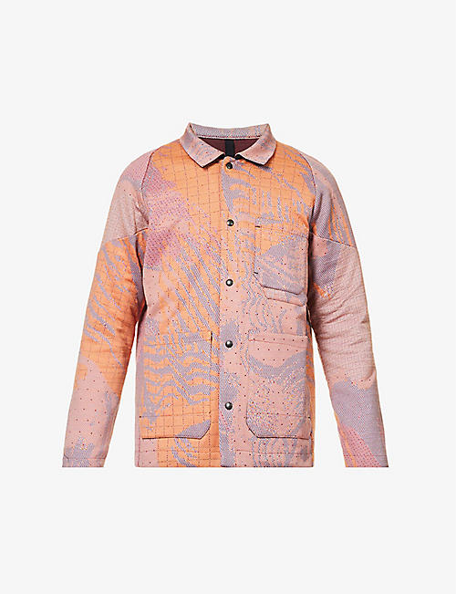 BYBORRE: Studio boxy-fit organic-cotton, recycled-polyester and recycled cotton-blend jacket