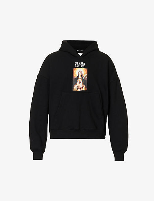 KSUBI: Die Hard graphic-print cotton-jersey hoody