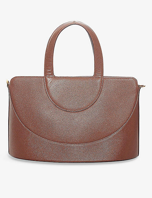 RESELFRIDGES: Pre-loved Bvlgari leather satchel bag
