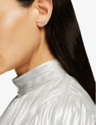 SUZANNE KALAN: Firework 18ct white-gold and 0.14ct diamond street