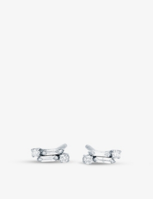 SUZANNE KALAN: Firework 18ct white-gold and 0.14ct diamond street