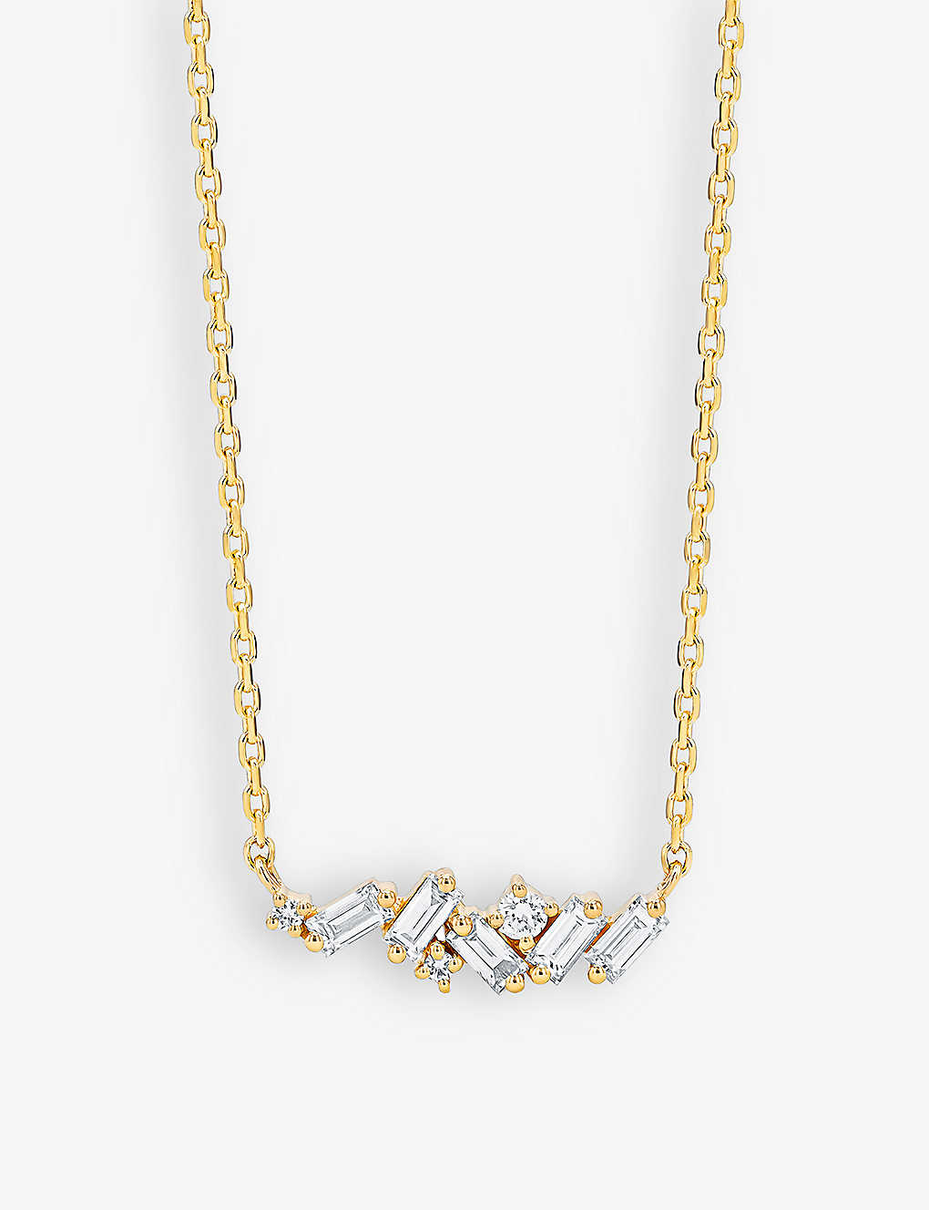 Suzanne Kalan Womens 18k Yellow Gold Frenzy 18ct Yellow-gold And 0.31ct Diamond Necklace