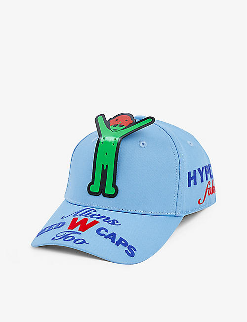 WALTER VAN BEIRENDONCK: Alien brand-embroidered cotton baseball cap