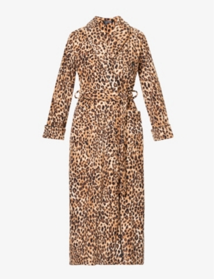 ralph lauren leopard robe