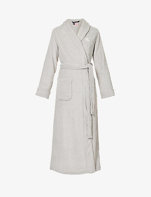 LAUREN RALPH LAUREN: Textured fleece robe