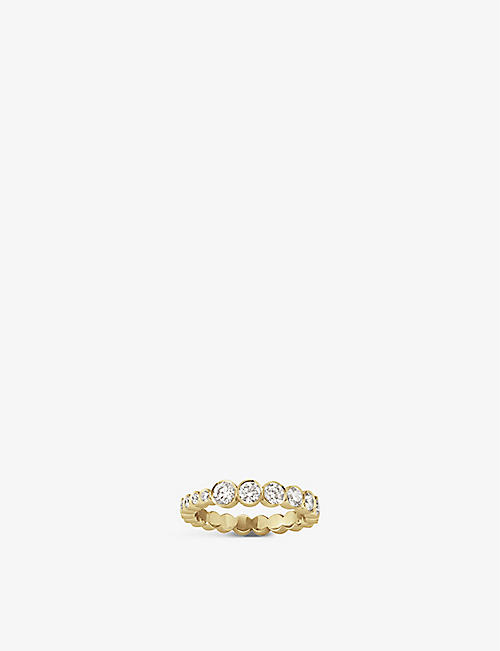 SOPHIE BILLE BRAHE: Ensemble Croissant 18ct yellow-gold and brilliant-cut 1.66ct diamond ring