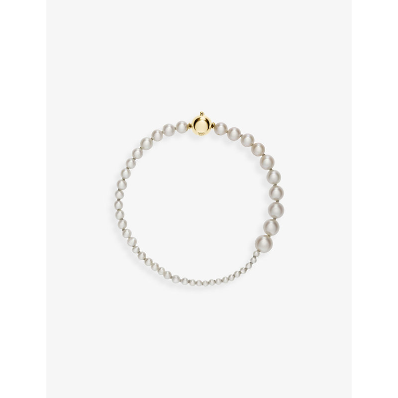 SOPHIE BILLE BRAHE PEGGY PETITE 14CT YELLOW GOLD AND FRESHWATER PEARL BRACELET 61900029