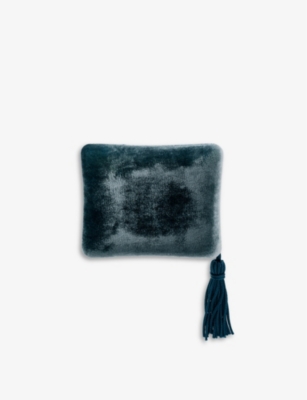SOPHIE BILLE BRAHE: Square velvet jewellery box 10.4cm
