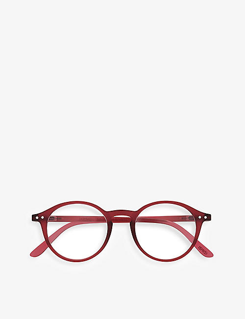 IZIPPERIZI: #D Round-frame reading glasses +1.00