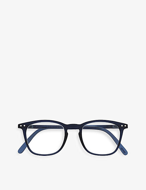 IZIPPERIZI: #E Square-frame reading glasses +1.00
