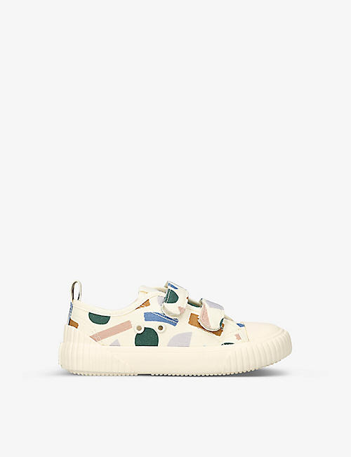 LIEWOOD: Kim graphic-print cotton-canvas trainers 3-7 years