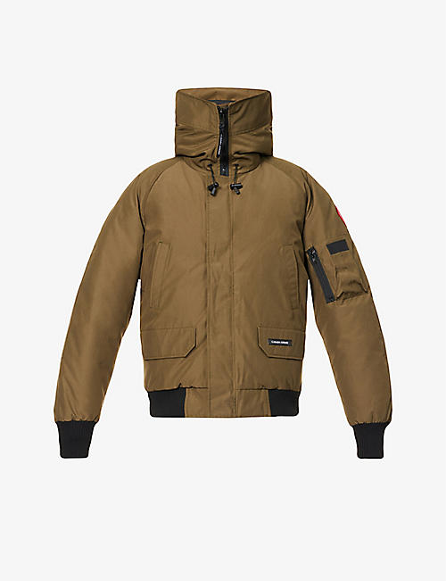CANADA GOOSE: Chilliwack shell-down hooded bomber jacket