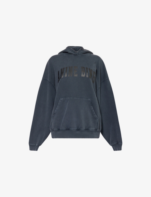 Harvey logo-print cotton-jersey hoody