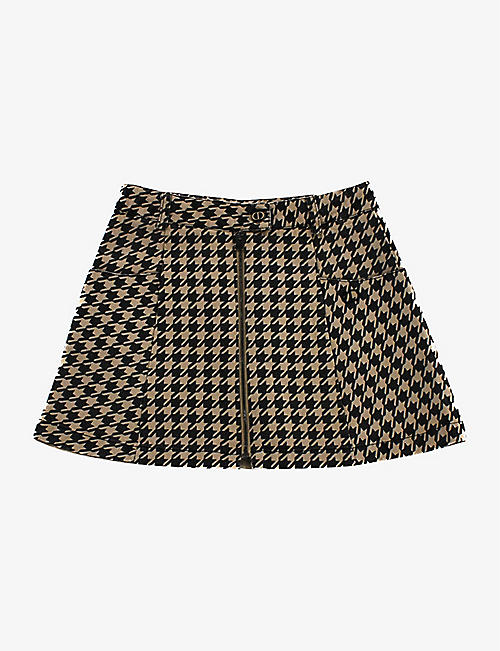 KIDSWEAR COLLECTIVE: Pre-loved Dior houndstooth woven skirt 4 years