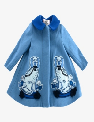 KIDSWEAR COLLECTIVE: Pre-loved Little Goodall peter-pan collar wool coat 2 Years