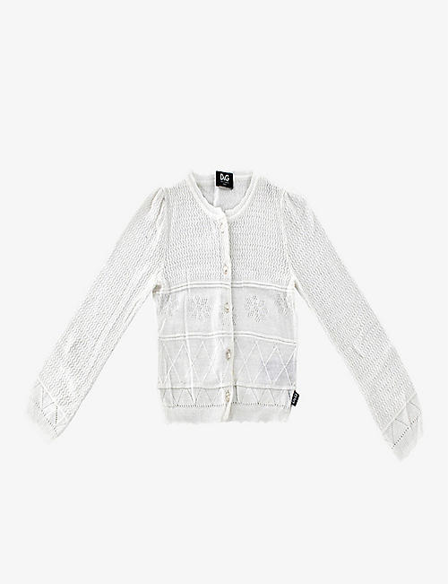 KIDSWEAR COLLECTIVE: Pre-loved Dolce & Gabbana woven cardigan 18-24 mont