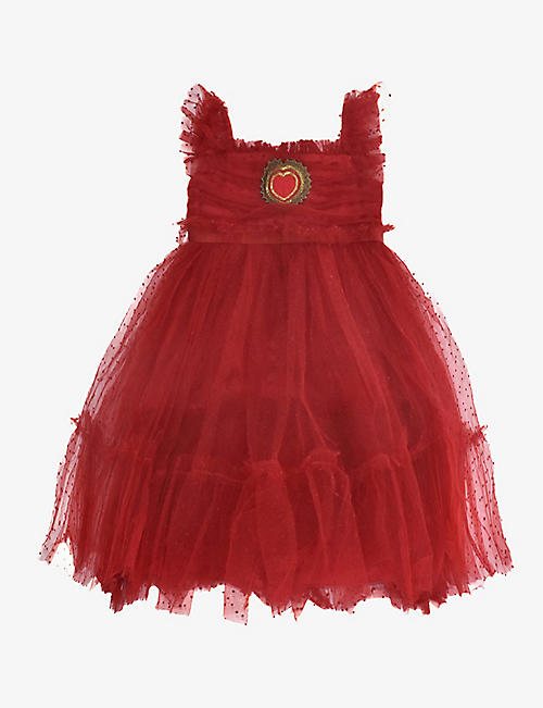 KIDSWEAR COLLECTIVE: Pre-loved Dolce & Gabbana dot-embroidered tulle dress 18-24 months