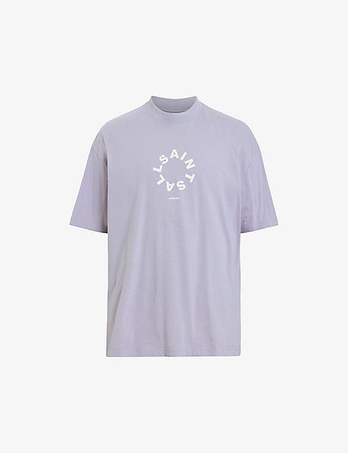 ALLSAINTS: Tierra brand-print organic cotton-jersey T-shirt