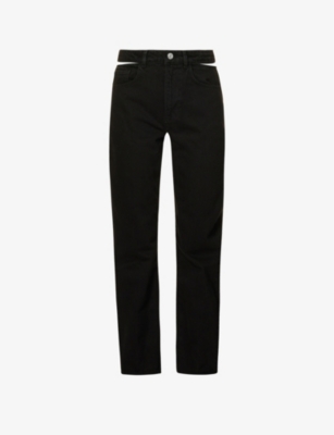 Frame Black 'le High 'n' Tight' Jeans In Film Noir