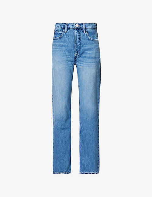 FRAME: Le High ‘N’ Tight straight-leg high-rise jeans