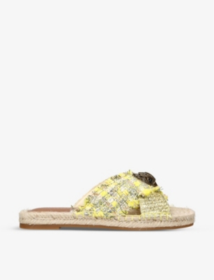 kurt geiger yellow sandals