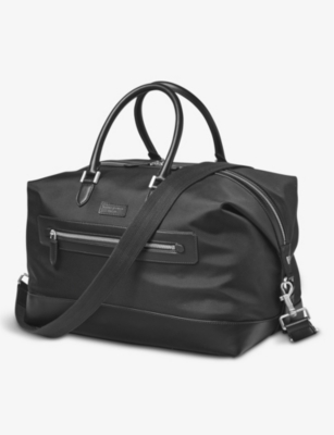 ASPINAL OF LONDON: Logo-embellished woven duffle bag