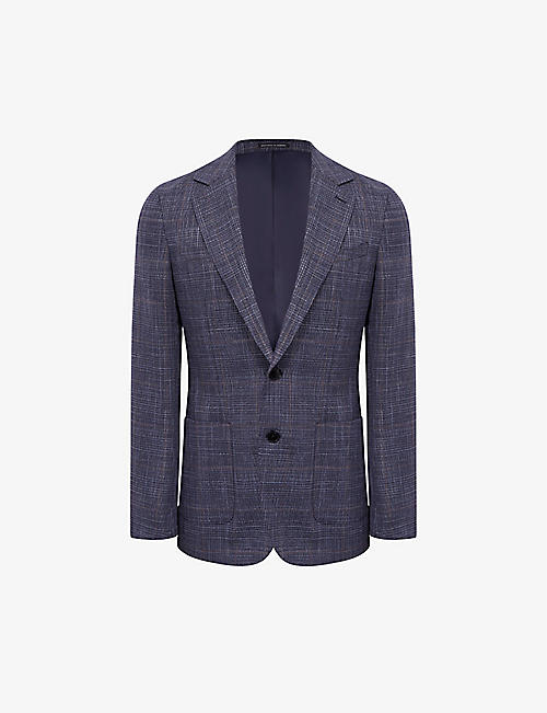 REISS: Belvedere regular-fit wool-blend blazer