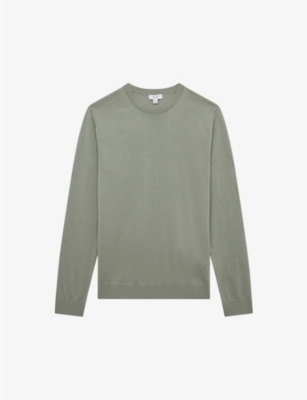 REISS REISS MEN'S KALE WESSEX SLIM-FIT WOOL JUMPER 62325296
