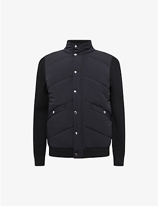 REISS: Mitchem quilted woven jacket