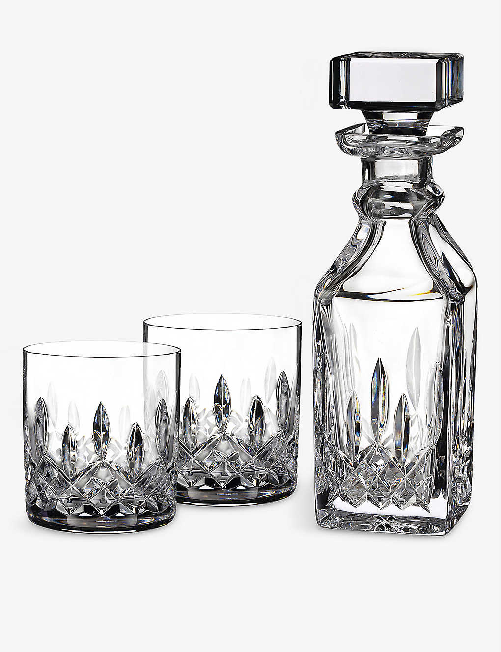 Waterford Lismore Connoisseur Decanter And Glasses Set Of Two