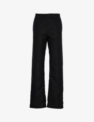 Re-Nylon wide-leg mid-rise recycled-nylon trousers