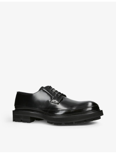 ALEXANDER MCQUEEN Oversized Sneakers in Black Leather (40) - More Than You  Can Imagine