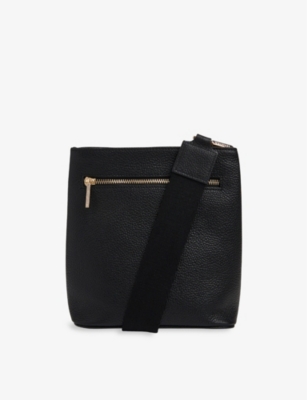 Whistles Dion Leather Bucket Bag In Black