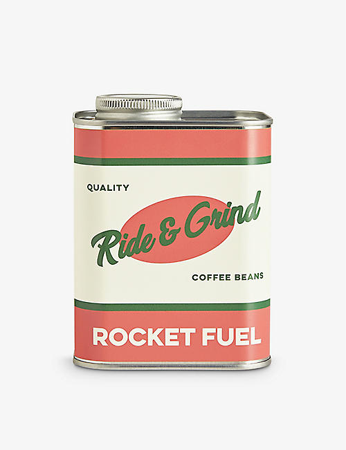 RIDE & GRIND: Ride & Grind Rocket Fuel coffee bean tin 250g