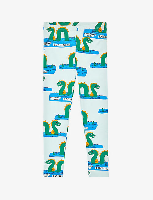 迷你罗迪尼：Loch Ness 弹力棉平纹针织打底裤 18 个月 - 11 岁