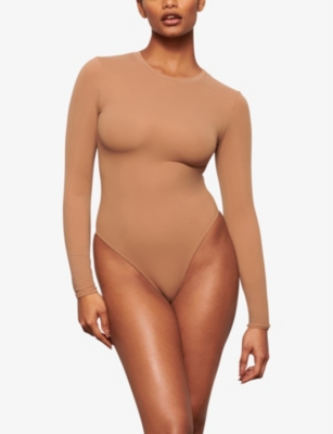 SKIMS: Fits Everybody round-neck stretch-woven body