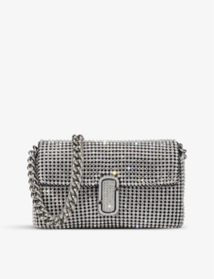 Marc Jacobs Womens Crystals The Shoulder Rhinestone Shoulder Bag In Crystals